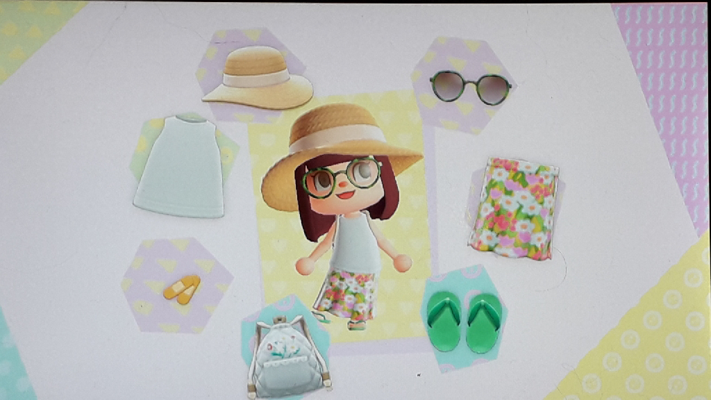 Floral skirt Pink Animal Crossing ACNH Nookea
