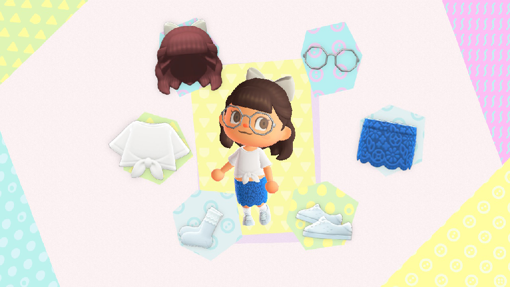 Floral skirt shop animal crossing